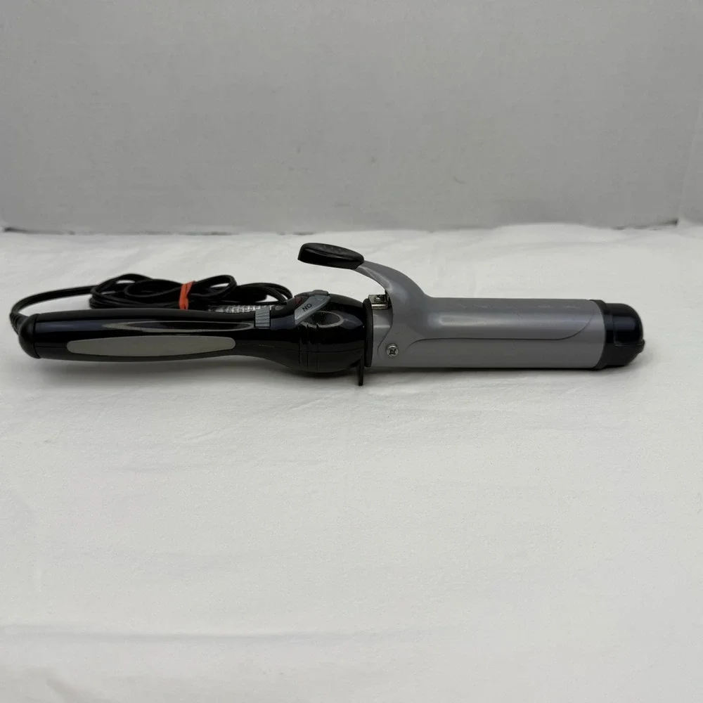 Revlon Curling Iron Grey‎ and Black 1.5 Inch Barrel Hair Styler Tested Working